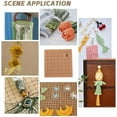 thumbnail image 4 of Macrame Project Board, Easy To Use 18x18cm Macrame Board Kit Reusable Double Sided Grids Portable  for Braiding Bracelet, 4 of 7