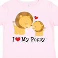 thumbnail image 4 of Inktastic I Love My Poppy Grandpa Boys or Girls Toddler T-Shirt, 4 of 5
