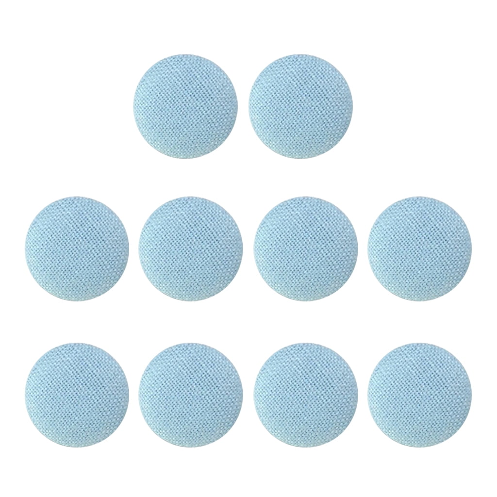 10x Round Plastic Buckle Shank Buttons Clothes Coat Decor DIY Sewing Accessories