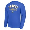 thumbnail image 2 of Men's Starter Royal Buffalo Sabres Stick And Puck Logo Fleece Pullover Sweatshirt, 2 of 3