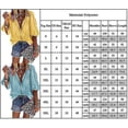 thumbnail image 2 of Blusa informal de manga larga con botones para mujer de talla grande ABlueXL, 2 of 2