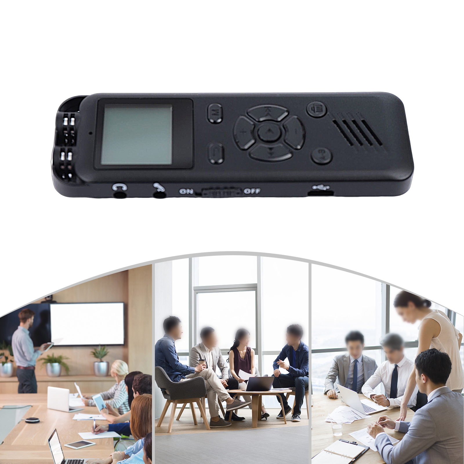 32GB Digital Voice Recorder, Portable Tape Recorder with Playback Audio