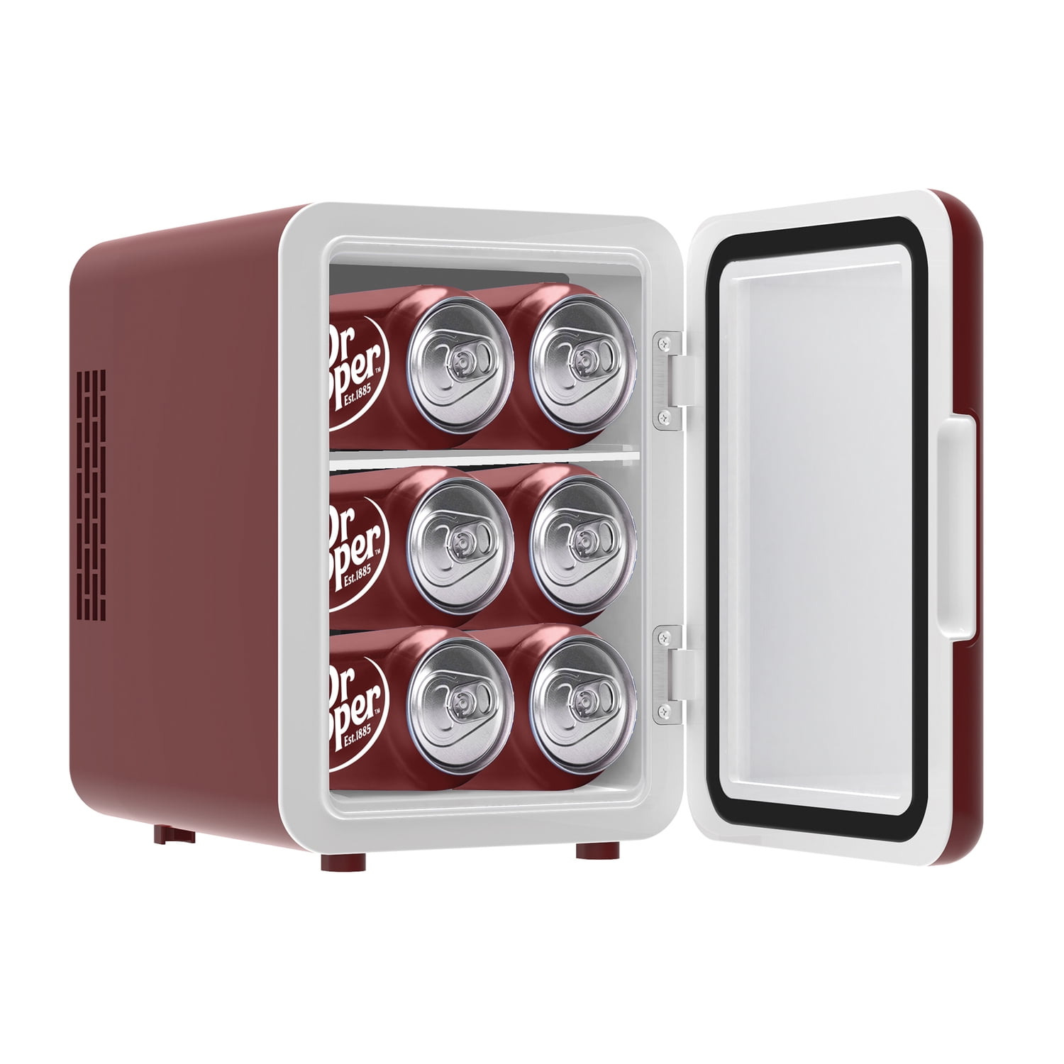 Dr. Pepper, 6 Can Beverage Refrigerator, MIS153DRP, Red