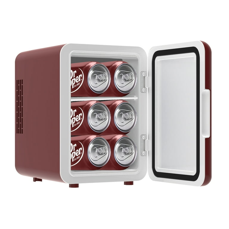 Dr. Pepper, 6 Can Beverage Refrigerator, MIS153DRP, Red - Walmart.com