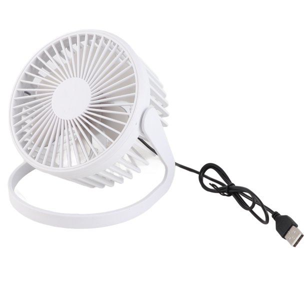 Ventilador De Escritorio USB, Diseño Rotativo De Ventilador Portátil 5 Ventilador Con Ventiladores De Mesa Mini De ángulo Ajustable Ventiladores De Bolsillo Sin Escobillas Sin