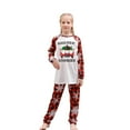 thumbnail image 3 of Penkiiy Family Christmas Pjs Matching Sets Reindeer and Snowflake Patterned Sleepwear Xmas PJS Set for Couples and Kids Red 2 Years, 3 of 4