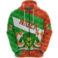 thumbnail image 4 of Sudadera con capucha y cremallera con el emblema nacional de Níger y la bandera de Níger para hombre, ropa informal 2024, jerséis deportivos de calle para hombre, 4 of 5