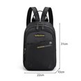 thumbnail image 2 of Bolsa de pecho para hombre mochila de nailon ajustable accesorios deportivos al aire libre portátiles seguros, 2 of 8
