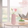 thumbnail image 6 of Plastic Vase,Modern Floral Vase for Room, Kitchen, Office Desktop, Coffee Table Decor, Frosted Flower Vase with Origami Design, Watertight and Nicely-Crafted Table Vase, 6 of 6