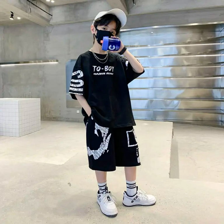 Boys Summer Trendy Casual Sports 2pcs T-shirts+Pants Suits 3 Boys Summer Trendy Casual Sports 2pcs T-shirts+Pants Suits 3
