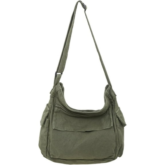 Messenger Bag Hobo Crossbody Bags for Women Canvas Bag Crossbody Tote Bag Shoulder Bag