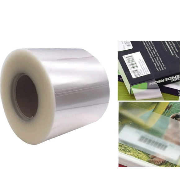 1000 Pcs Protecteurs d'Étiquettes Imperméables Transparents-1 1/2"Hx3 1/2"W Finition Brillante Vinyle Transparent Ruban de Réparation d'Adresse Bibliothèque Étiquettes Rectangulaires Chiffres Codes-Barres pour Bureau Classe Supermarché