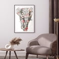 thumbnail image 4 of 5D taladro redondo completo diamante pintura DIY elefante de pie imagen de diamantes de imitación Likrtyny Arte deco, 4 of 9