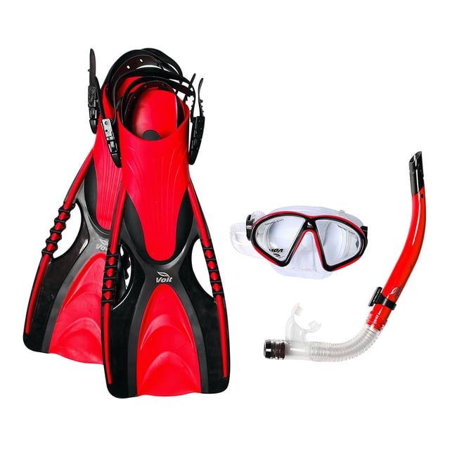 Set de Natación Voit Triton Adulto Talla G-XG Rojo