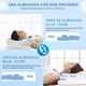 thumbnail image 3 of Almohada Cervical de Espuma viscoelástica Almohada ortopédica ergonómica 2 en 1 Que Alivia el Dolor de Cuello y Brinda Soporte Contorneado para Personas Que Duermen de Lado, 3 of 9
