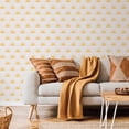 thumbnail image 3 of Tempaper Suns Yellow Removable Peel and Stick Wallpaper, 20.5" x 16.5', 3 of 9