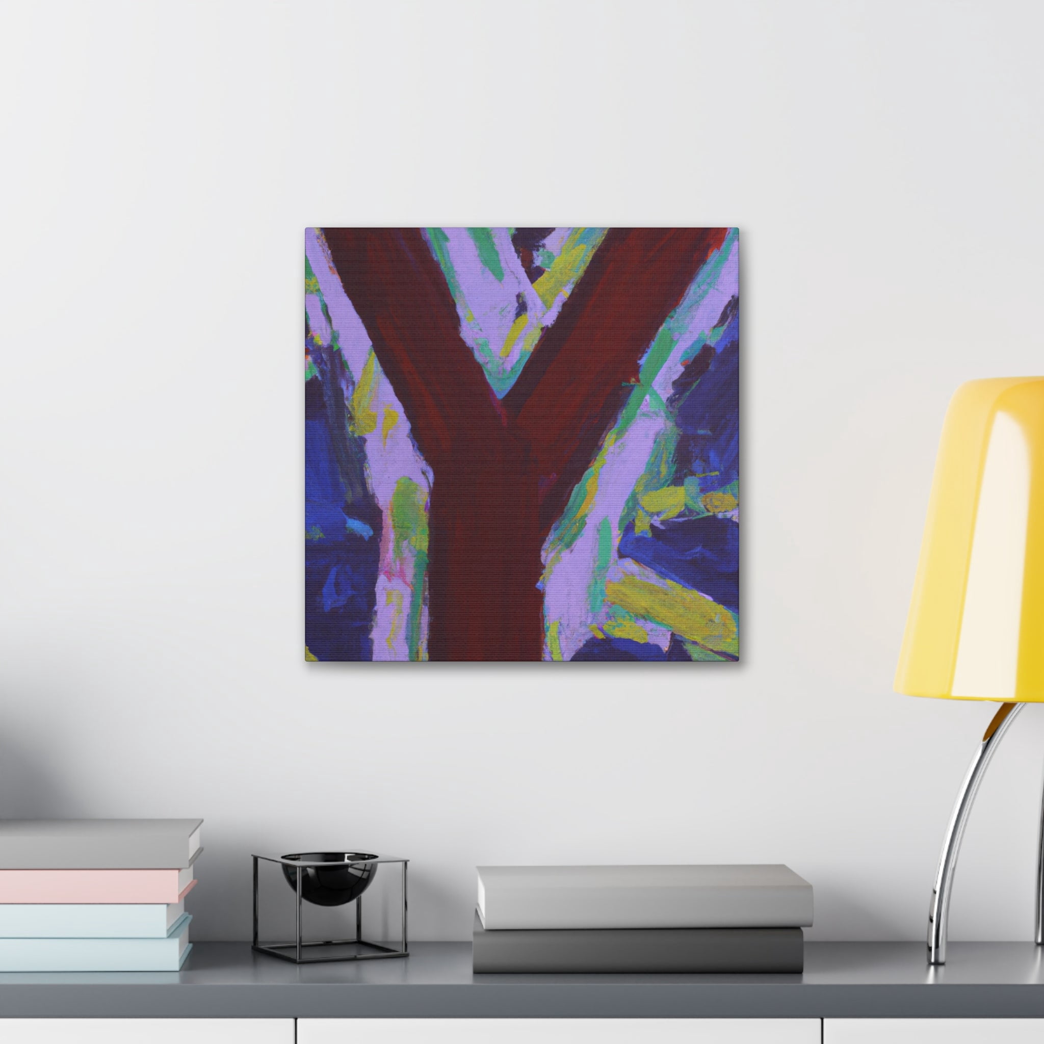 "Reflections of Y Across" - Canvas
