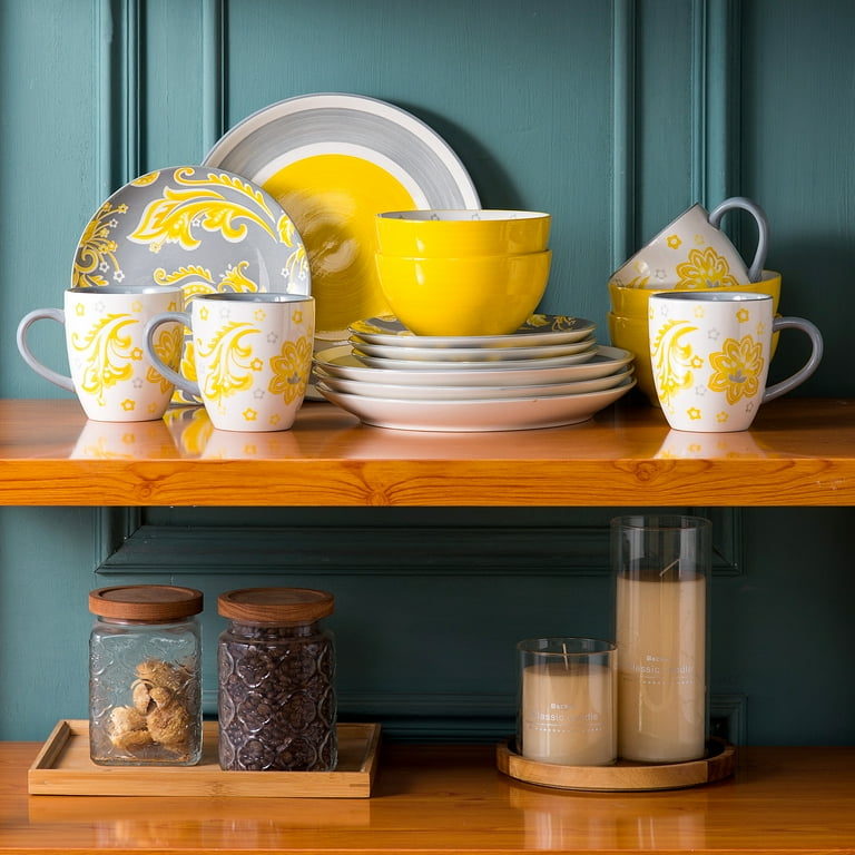 Wisenvoy Ensemble De Vaisselle En Céramique - Plat Tunisia