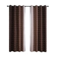 thumbnail image 2 of Blackout Gradient Curtains 63x52 Inch Set High Efficiency Light Blocking 71-90% Heat Insulation Sun Protection Modern Elegant Design 2 Panels for Living Room Bedroom Balcony, 2 of 6