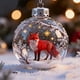 thumbnail image 5 of 2026 Wildlife Wonders Collection Crystal Glass Ornament, Nature’S Birds Crystal Glass Ornament Set, Handcrafted Vivid 3D Animal Christmas Decoration, Winter Holiday Tree Décor & Gifts(7pcs), 5 of 7