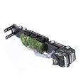 thumbnail image 3 of Flatbed Trailer Toy Simulation Detachable Collectible Military Flatbed Truck Model with Armored Car for Boys Green, 3 of 4