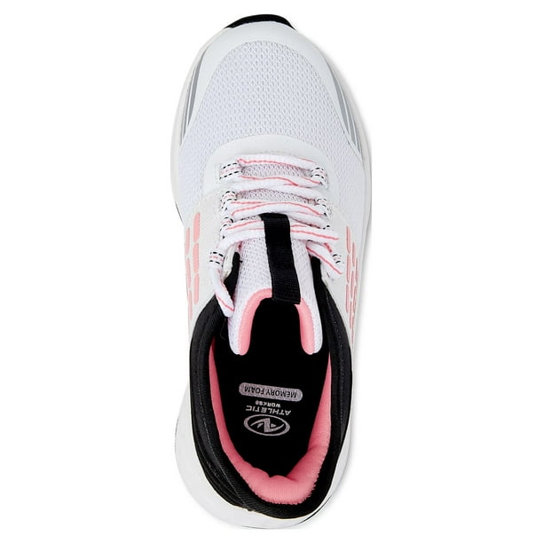 Athletic Works Little Girl & Big Girl Runner Sneaker, Sizes