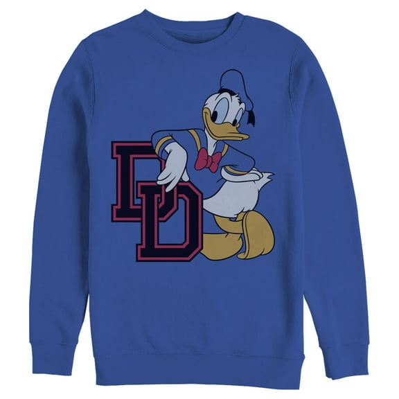 Men's Mickey & Friends Mickey & Friends Donald Duck Club Sweatshirt Royal Blue Medium