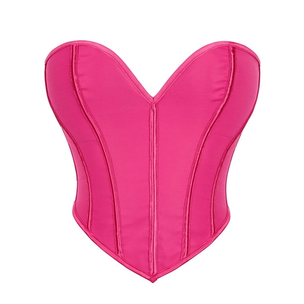 Top de poliéster para mujer, informal, con cuello liso, moldeador de cintura, corsé bajo el busto, cinturón
