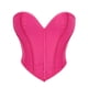 thumbnail image 1 of Top de poliéster para mujer, informal, con cuello liso, moldeador de cintura, corsé bajo el busto, cinturón, 1 of 2