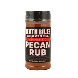  Heath Riles BBQ Pecan Rub Seasoning, Champion Pitmaster  Recipe, Shaker Spice Mix, 10 oz. : Grocery & Gourmet Food