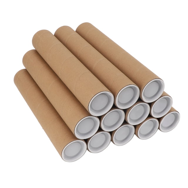 <p>Tubes à Affiches Ronds Tubes à Affiches Tubes de Courrier Tubes de Courrier Ronds 12 Pcs Tubes en Papier Ronds Tubes de Rangement pour Affiches Tubes en Papier Multi-Usages avec Couvercle en Plastique</p>