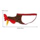 thumbnail image 3 of Men's G-String Thong Underwear Mankini Style Male Panties Briefs, 3 of 3