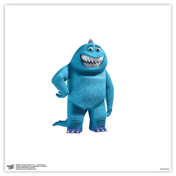 Gallery Pops Disney Pixar Monsters Inc. - Bob Peterson Wall Art, Unframed Version, 12" x 12"