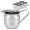Silver-5OZ, variant on [6 Pack] 5 oz Creamer Pitcher - Stainless Steel Bell Creamers, Mini Cup Container for Serving Milk, Coffee Cream, Salad Dressing, Maple Syrup, Sugar, Espresso Machine for Restaurant, Cafes, Home use