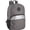 Grey, variant on 17" Backpack – Reflective School Backpack with Padded Straps, Water Bottle Pockets for Kids & Adults, School Travel Camp (Black)