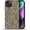 Bottomland Camouflage Gray Bark Camo-Glossy, variant on Case for iPhone 15 Case, Hybrid 2-Layer Silicone Protective Glossy Case for Girl Women Case for iPhone 15 Funny Retro Cat Pyramid UFO Pattern