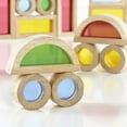 thumbnail image 3 of Guidecraft Jr. Rainbow Blocks: 40 Piece Set - Kids Learning & Educational Toys, Stacking Blocks, 3 of 4