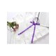 thumbnail image 4 of INSPIRAR CHIC Corbata de moño ajustable de color sólido para mujer, morado, talla única, 4 of 5