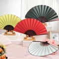 thumbnail image 2 of Kripyery Exquisite Folding Fan Gift - DIY Bamboo Silk Cloth Blank Chinese Fan, Smooth Burr-Free, Perfect for Summer, 2 of 8