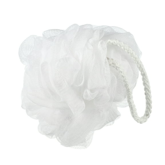 Vocoste Bath Shower Loofah Sponges Body Puffs for Bathroom 4.33"x5.12" White 1 Pc