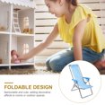 thumbnail image 4 of Modelo de silla de playa para casa de muñecas, muebles en miniatura, accesorio, silla plegable de playa en miniatura, decoración, 4 of 7