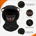 thumbnail image 3 of Kids Winter Thermal Fleece Balaclava, Novelty Animal Face Cover Ski Mask, Multifunctional Windproof Adjustable Warm Fleece Hat Cap Hood Neck Warmer Scarf for Boys Girls Cycling Outdoor Sports, 3 of 6