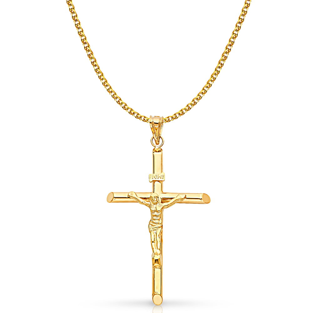 Gold Crucifix With Chain Shop, 56% OFF | www.pegasusaerogroup.com