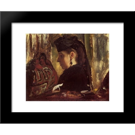 Mademoiselle Marie Dihau 20x24 Framed Art Print by Edgar Degas