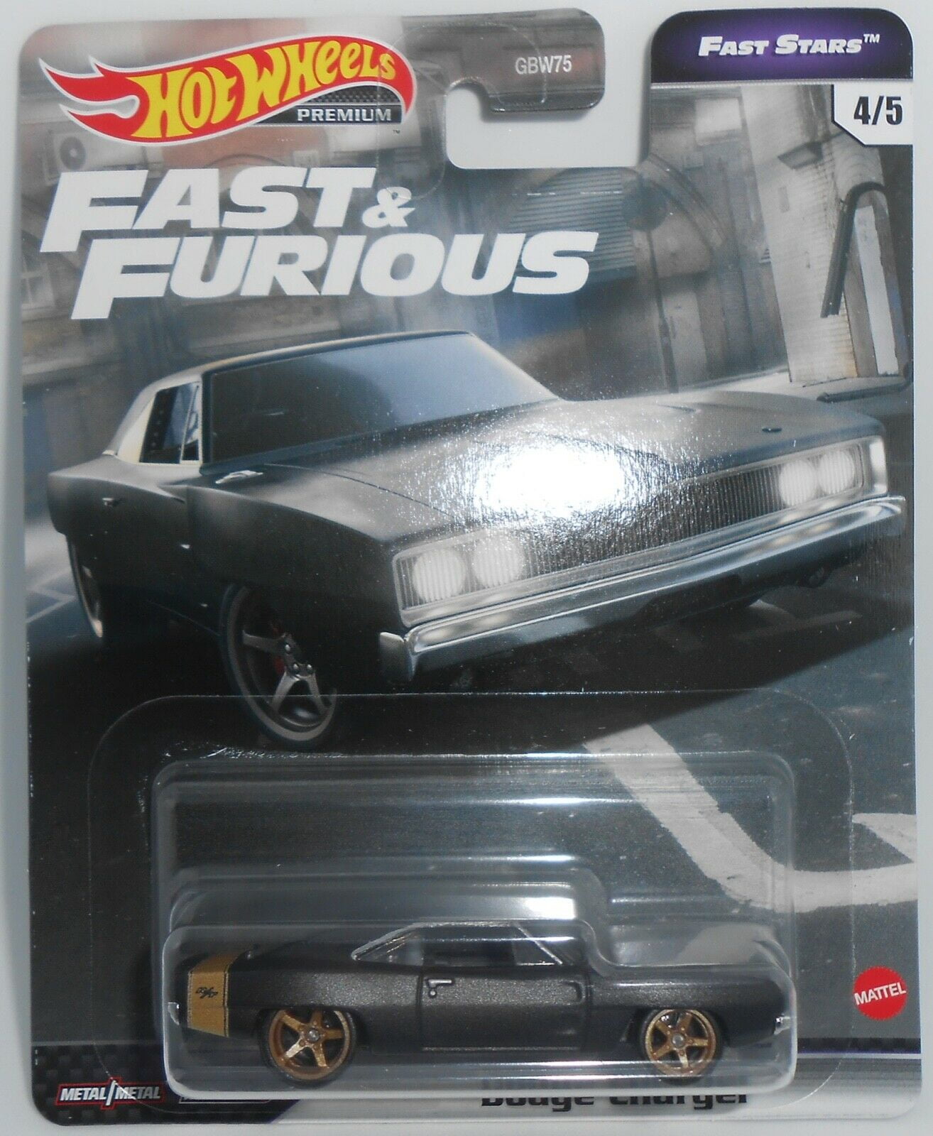 Real Riders Hot Wheels Fast & Furious '70 Dodge Charger R/T from New 4 Car Set 