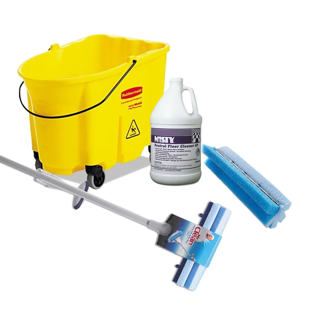Mr Clean Heavy Duty Roller Mop Refill Foam 12 x 3 3//4 x 2 3//4 Blue 3//Pack