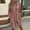 Pink, variant on pstuiky Young Adult Dresses, Women's Summer Solid Color Long Sleeve Dress Wedding Guest Dresses Summer Savings