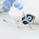 thumbnail image 2 of BRILLAR Broche Mujer Cristal Rosa y Piedra Azul, 2 of 5