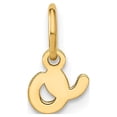 thumbnail image 1 of Auriga 14k Yellow Gold Lower Case Letter O Initial Pendant for Women, 1 of 3