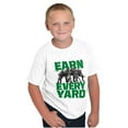 thumbnail image 3 of Football Athlete Earn Every Yard Boys Kids T Shirt Tees Tops Teen Brisco Brands S, 3 of 6